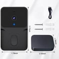 thumbnail image 3 of LSLJS Smart Sonnette Vidéo Sans Fil Télécommande Intelligente Sonnette Visuelle Interphone Maison Vision Nocturne HD Wifi Rechargeable Security Doorbell, Intelligent Doorbell, 3 of 9
