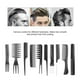 thumbnail image 4 of 10 unids/set de peines profesionales para el cabello, juego de peines de plástico para peinar, herramienta para el cuidado del cabello para uso en salón y barbería para diferentes funciones, 4 of 5