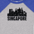 thumbnail image 4 of Inktastic Singapore City Skyline with Grunge Boys or Girls Baby Bodysuit, 4 of 5