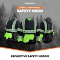 thumbnail image 5 of SafetyShirtz Men's SS360º Stealth Topo - Type-O - Enhanced Visibility - Reflective Safety Hoodie, Black - 4X-Large, 5 of 7