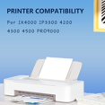 thumbnail image 2 of PGI-5 CLI-8 PGI5 CLI8 Ink Cartridges Compatible for Canon IX4000 IP3300 4200 4300 4500 PRO9000 Inkjet Printers, Leak-Proof Design Crisp Printing, 2 of 7