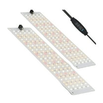 WMGHA LED Plant Grow Light, Full Spectrum Grow Light with 4 Dimmable Levels and Auto On/Off Timer, 135 LEDs Plant Grow Lamp for Seedlings, Veg, Bloom and Succulents, Easy to Assemble,12"x4"