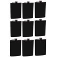 thumbnail image 1 of Gifts Infinity Ensemble Personnalisé de 9 Flacons en Acier Inoxydable Noir - Gravé, 1 of 4