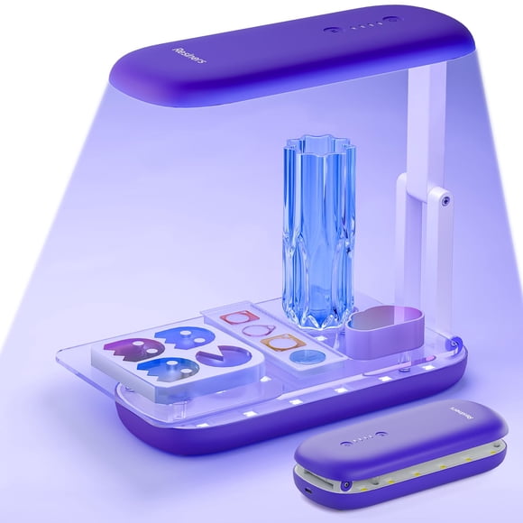 Luz UV Resiners para Resina, Recargable Inalámbrica de Doble Cara