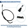 thumbnail image 5 of Unique Bargains Motorcycle Clutch Cable Motorbike Clutch Cable No.540110627 for Kawasaki NINJA 400 EX400E 2018-2022 1 Pc, 5 of 6
