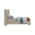thumbnail image 6 of Meridian Furniture Penny Beige Fabric Twin Bed, 6 of 7