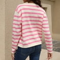 thumbnail image 5 of Vedolay Women's Cardigan Sweaters Long Sleeve Open Front Loose Sweaters Coat 2023 Hot Pink,M, 5 of 5