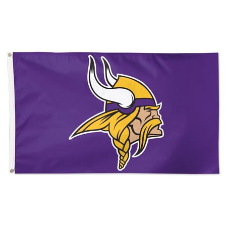 WinCraft Minnesota Vikings 3 x 5 Primary Logo Single-Sided Flag