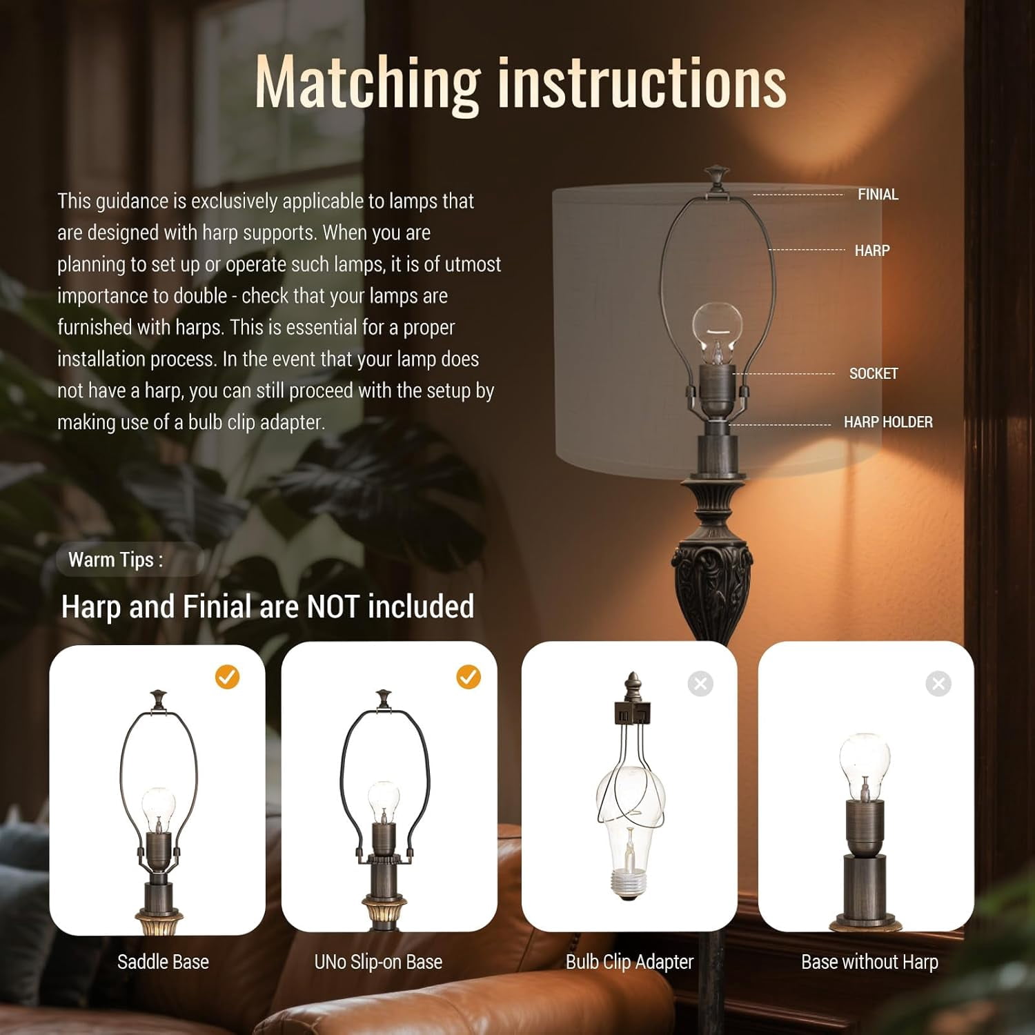 Drum Lamp Shades Set of 2, White Large Lampshades 15" Top X 15" Bottom X 12" Height, Large Lampshades Spider Fitter, Natural Linen Lamp Shade, Easy Assembly Required with 2 Lampshade Holders