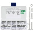 thumbnail image 1 of Fully Threaded Metric M3 Countersunk Head Socket Cap Screws, High-Quality 304 Stainless Steel for Long Service Life in Furniture Maintenance &amp; DIY Projects, Transparent, 1 of 5