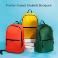 thumbnail image 3 of Moda Casual Estudiantes Mochila U-nisex Mochila impermeable de bolsillo de gran capacidad, 3 of 8