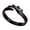 Black Devil Ring, variant on Matching Couple Rings Adjustable Alloy Open Mouth Angel and Demon Wing Fashion Rings Geometric Statement Promise Rings