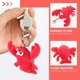 thumbnail image 2 of 2pcs Cartoon Plush Cray Key Chain Chic Phone Bag Pendant Car Key Hanging Ornament, 2 of 4