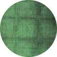 thumbnail image 1 of Ahgly Company Indoor Round Oriental Green Industrial Area Rugs, 6' Round, 1 of 4