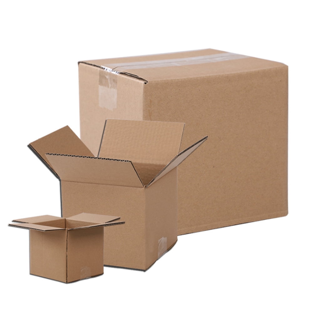 100-Pack 8x6x4" 6x4x4" 6x4x2" 4x4x4" Corrugated Cardboard Shipping Boxes  Mailing, Packing, Moving & Storage for Business/Home – Durable - Eco-Friendly, Recyclable