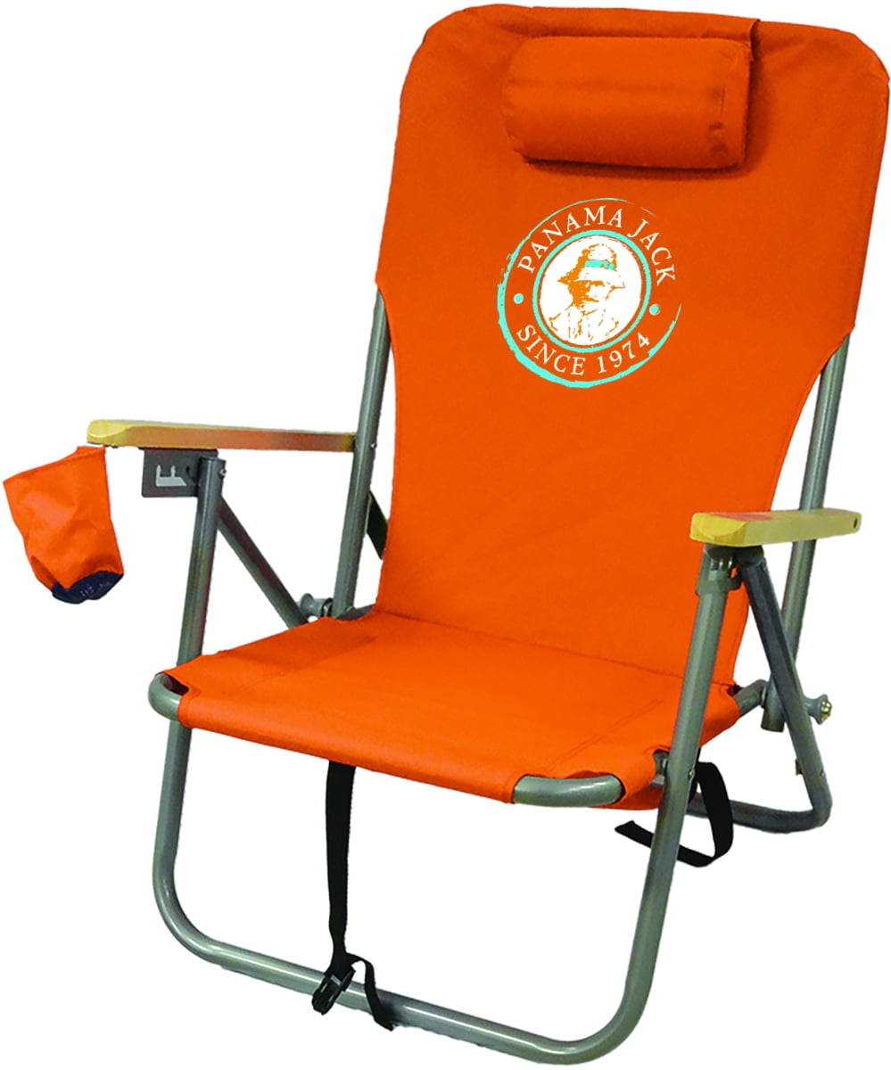 Panama Jack 4 Position Backpack Strap Beach Chair Walmart Com Walmart Com