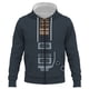 thumbnail image 1 of Sudadera con capucha de manga larga con estampado 3D de guitarra para niño y niña, sudadera con cremallera, ropa de calle para hombre y mujer, 1 of 6