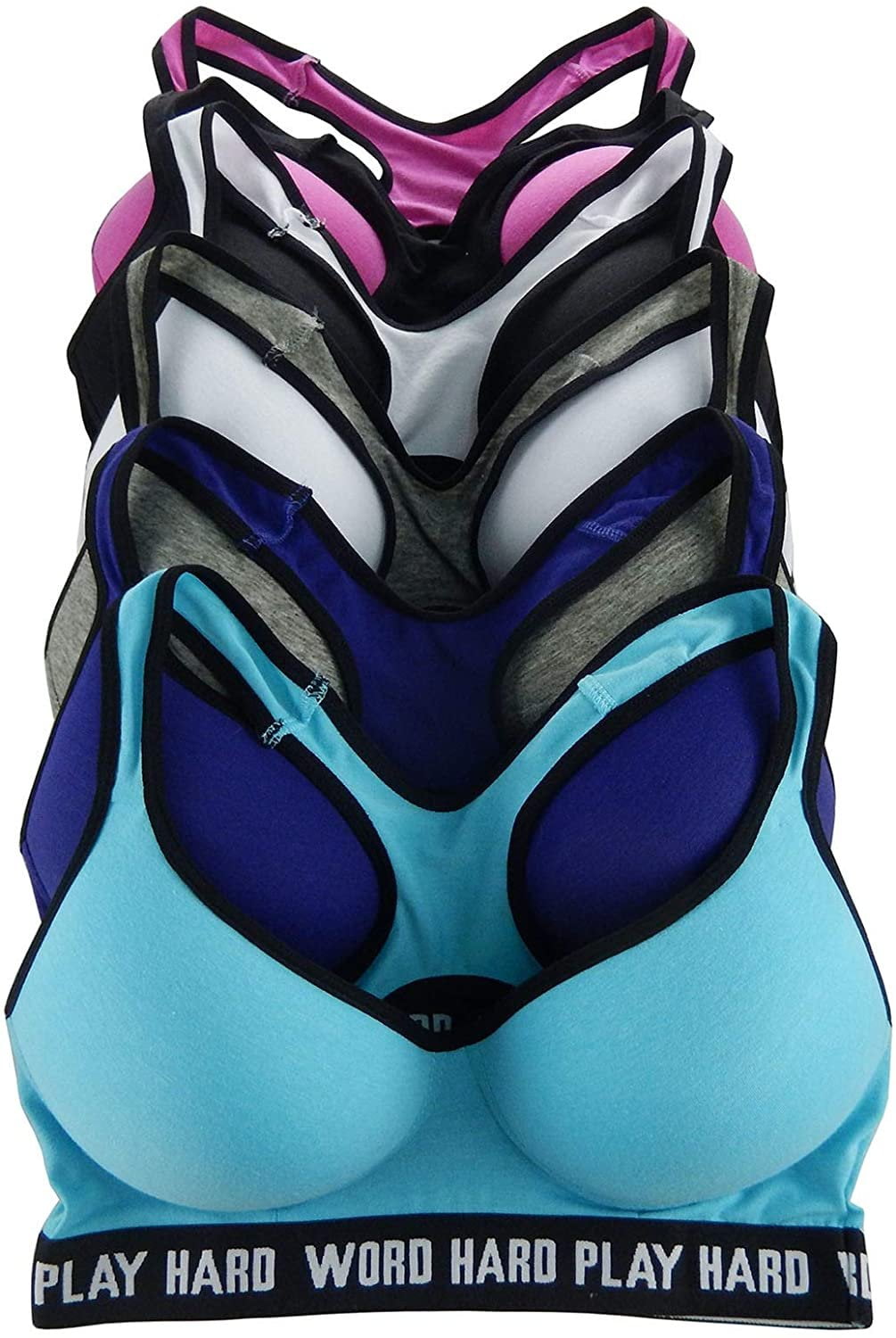 cotton spandex sports bra