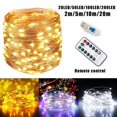 thumbnail image 5 of USB 2M 5M 10M 20M 20TO 200LED String Copper Wire Fairy Lights Wedding Xmas Party Decor 8 Modes, 5 of 6