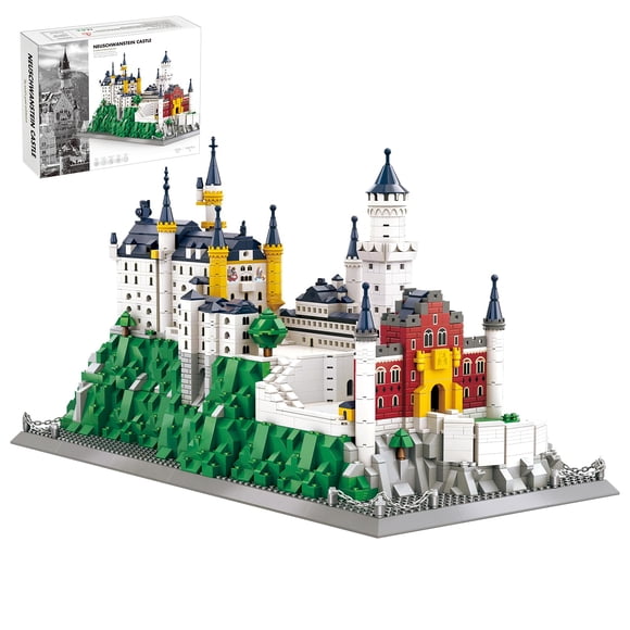 Set de construcción LQPFBSM Castillo de Neuschwanstein 1969 piezas 56 cm