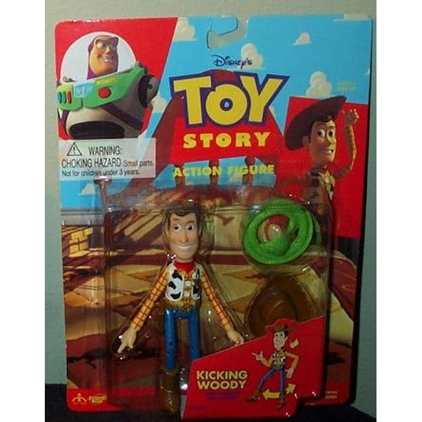 Toy Story Donnant des Coups de Pied Figurine Woody
