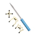 thumbnail image 1 of relayinert Queue de Billard Rétractable Bleue Offre Flexibilité 80 Pouces à 99 Pouces pour Performance Portable pour Rangement Facile, 1 of 6