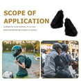 thumbnail image 3 of Onaparter Cat Ear Helmet Decoration Motorcycle Accessories Bike Reusable Small DIY Fake Helmets （Black）, 3 of 6