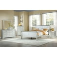 thumbnail image 1 of ACME Louis Philippe Queen Bed (FB 29"H) in Platinum, 1 of 3