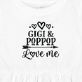 thumbnail image 4 of Inktastic Gigi and Poppop Love Me Girls Baby Dress, 4 of 5