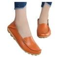 thumbnail image 2 of Vedolay Womens Casual Shoes Women's Shoes Shoes Comfy Classic Slip-On Flats Dress Loafers,Orange 9.5, 2 of 4
