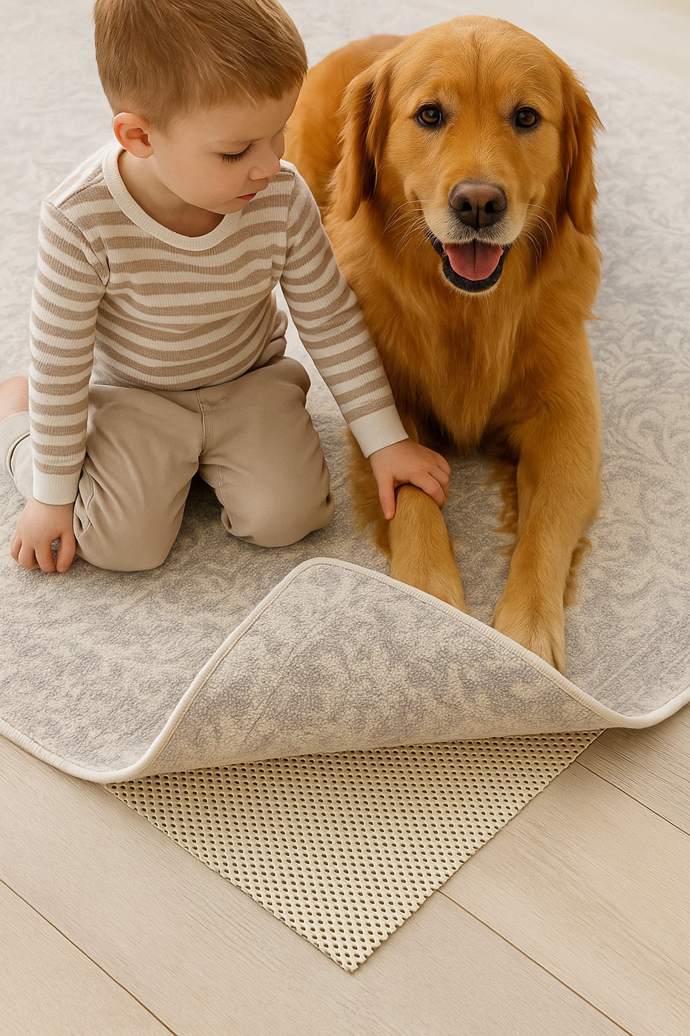 Rug Branch Rug Pad Collection Premium Standard Soft PVC Non-Slip Rug Pads