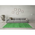 thumbnail image 3 of Ahgly Company Indoor Rectangle Oriental Emerald Green Industrial Area Rugs, 3' x 5', 3 of 4