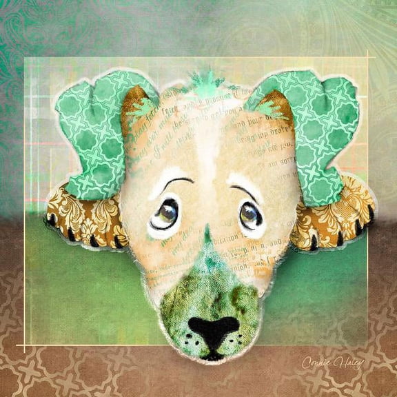 "Sad Dog II" Painting Print on Wrapped Canvas