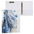 thumbnail image 3 of Horses with Bubbles 3 Ring Binders 1.5 inch Hardcover File Folders with Interior Pockets A4 Size Organizer for School Office Hospital Set of 2, 3 of 8
