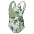 thumbnail image 4 of GYRATEDREAM Girls One Piece Swimsuits Leaf Printed Bathing Suit for Kids Cute Swimwear with UPF 50+, 7-8 Years, 4 of 6