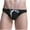 Black, variant on Men's Swimwear Briefs Soild Color Lace-up Drawstring Elastic Waistband Bottoms Underwear