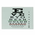 thumbnail image 1 of Eye Chart Cutting Board, Everyone Should Have Regular Checkups at the Doctor Lettering, Decorative Tempered Glass Cutting and Serving Board, in 3 Sizes, by Ambesonne, 1 of 2
