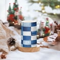 thumbnail image 2 of Yayeee Flameless Candles with Remote Flickering Battery Operated Multi Color Changing, Black and Gray Plaid Pattern, 2 of 7