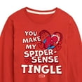 thumbnail image 3 of Marvel Spider-Man - Valentine Spidey Sense - Toddler And Youth Long Sleeve Graphic T-Shirt, 3 of 5