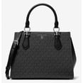 thumbnail image 4 of Michael Kors Marilyn Logo Medium Satchel Bag, Black, 4 of 4