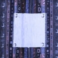 thumbnail image 1 of Ahgly Company Indoor Square Abstract Blue Contemporary Area Rugs, 4' Square, 1 of 4
