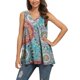 thumbnail image 5 of Jumpingount Chaleco de mujer Camiseta sin mangas bohemia con cuello en V Camiseta informal con cuello en V Prendas para la parte del cuerpo orquidea sol XL Jumpingount AP003124-04, 5 of 6