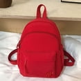 thumbnail image 4 of Kcolen Cute School Backpack, Preppy Y2K Lightweight Travel Daypack Bookbag, Cute Back To School Backpack With Multi-Pockets for First Day of School,Red, 4 of 4