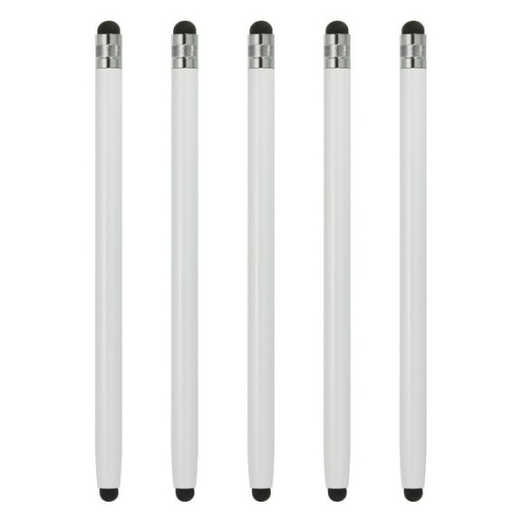 5pcs Stylus Pens for Touch Screens Capacitive Stylus Universal Tablet Pen, White