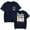 Navy, variant on Josiah Queen Dusty Bibles Merch Unisex casual round neck pure cotton short sleeved fashionable T-shirt