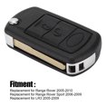 thumbnail image 4 of Cubierta de Llave Remota Aramox, Cubierta de Llave Abatible para Control Remoto de Coche, Reemplazo de Mantenimiento Negro para Range Rover 2005-2010 EOTVIA NO, 4 of 6