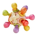 thumbnail image 4 of Sonajeros ,Juguetes para bebés meses Pelotas sensoriales para bebés,Juguetes para masticar,juguete sonajero con bola para la dentición, Actividades de agarre Rosa, 4 of 8