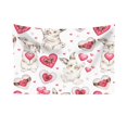 thumbnail image 1 of Felwors Valentine's Day Background Cloth Party Decoration Cartoon Tapestry Scene Layout Props Love Hanging Cloth, 1 of 7