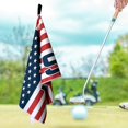 thumbnail image 4 of Toalla para golf para bolsas para golf con clip para hombres y mujeres, toalla de pelota para golf con de gofres de microfibra, súper absorbente y de Bandera de EE. UU., 4 of 8