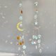thumbnail image 2 of Silver Moon Pentagram Window Decoration Crystal Pendant, 2 of 5